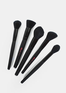 10-Piece Plush Faux Mink Brush Set