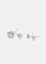 Load image into Gallery viewer, 18-Pair Clear Gemstone Studs
