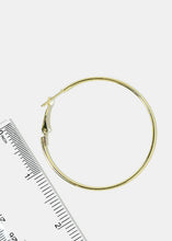 Load image into Gallery viewer, 3-Pair Gold Metal Hoop Earrings
