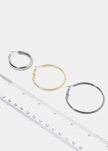 Load image into Gallery viewer, 3-Pair Multi Hoop Earrings
