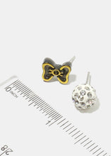 Load image into Gallery viewer, 12-Pair Bow Multi Design Earrings
