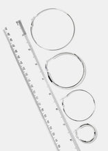 Load image into Gallery viewer, 4-Pair Multi Size Hoop Earrings
