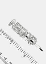 Load image into Gallery viewer, 2 Piece Rhinestone "QUEEN" Hair Pins
