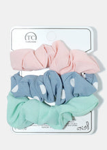Load image into Gallery viewer, 3-Piece Polka Dot Scrunchies
