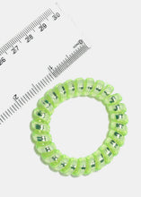 Load image into Gallery viewer, 4-Piece Metallic Spiral Hair Ties
