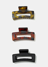 Load image into Gallery viewer, 3-Piece Small Rectangle Jaw Clips
