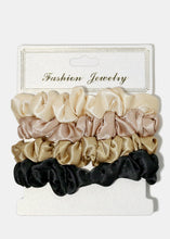 Load image into Gallery viewer, 4-Piece Multi Color Scrunchies

