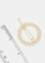 Load image into Gallery viewer, 3-Piece Pearl Circle Hair Pins
